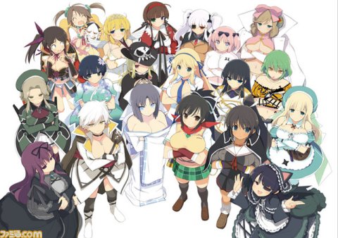 PS Vita「閃乱カグラ」 半蔵学院の5人＋限定版のパッケイラスト